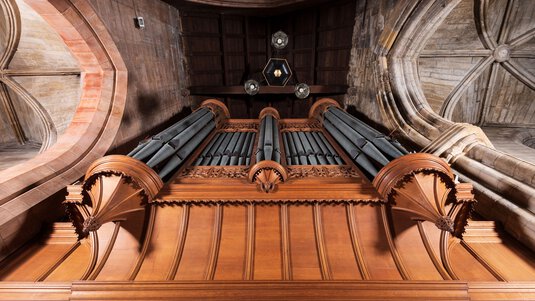 Pipe organ humidity control